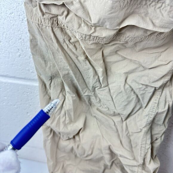 REI Cargo Pants Men Beige Switchback Army Hiking Convertible Paratrooper Sz XXL - Picture 8 of 11